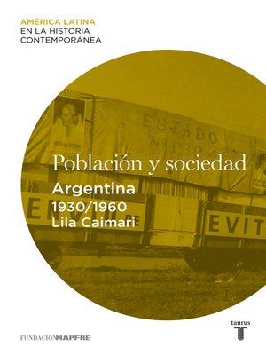 cover image of Población y sociedad. Argentina (1930-1960)
